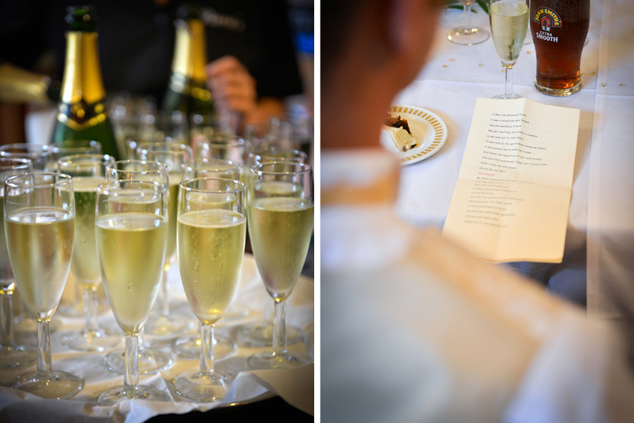 wedding reception at Pierre’s Restaurant, Abbey Grange Hotel, Nuneaton, Warwickshire