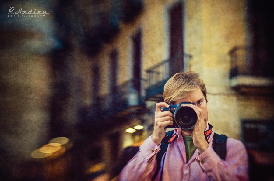 Portrait of Ben Evans in Barcelona | Nikon D5100 + Lensebaby