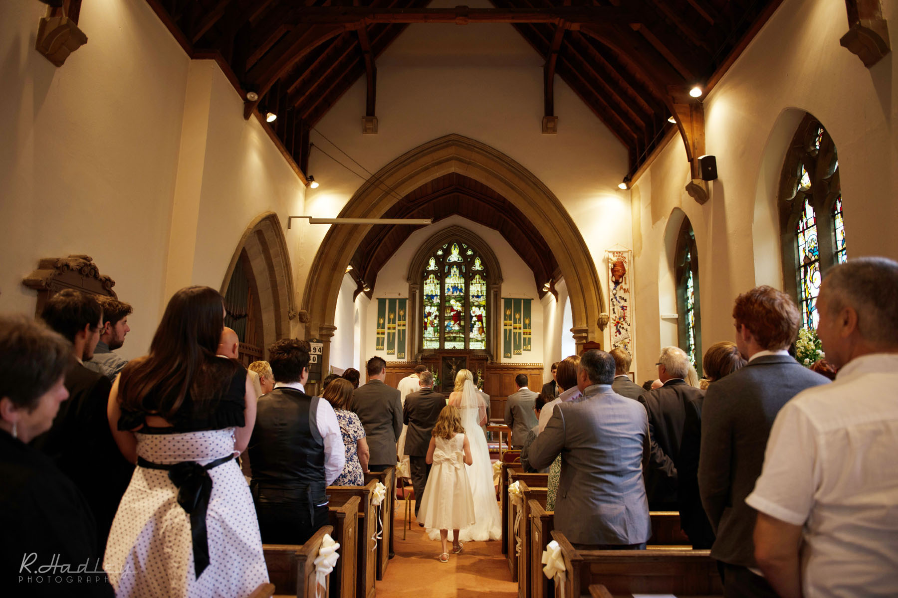 Wedding at St. James Church in Weddington, Warwickshire