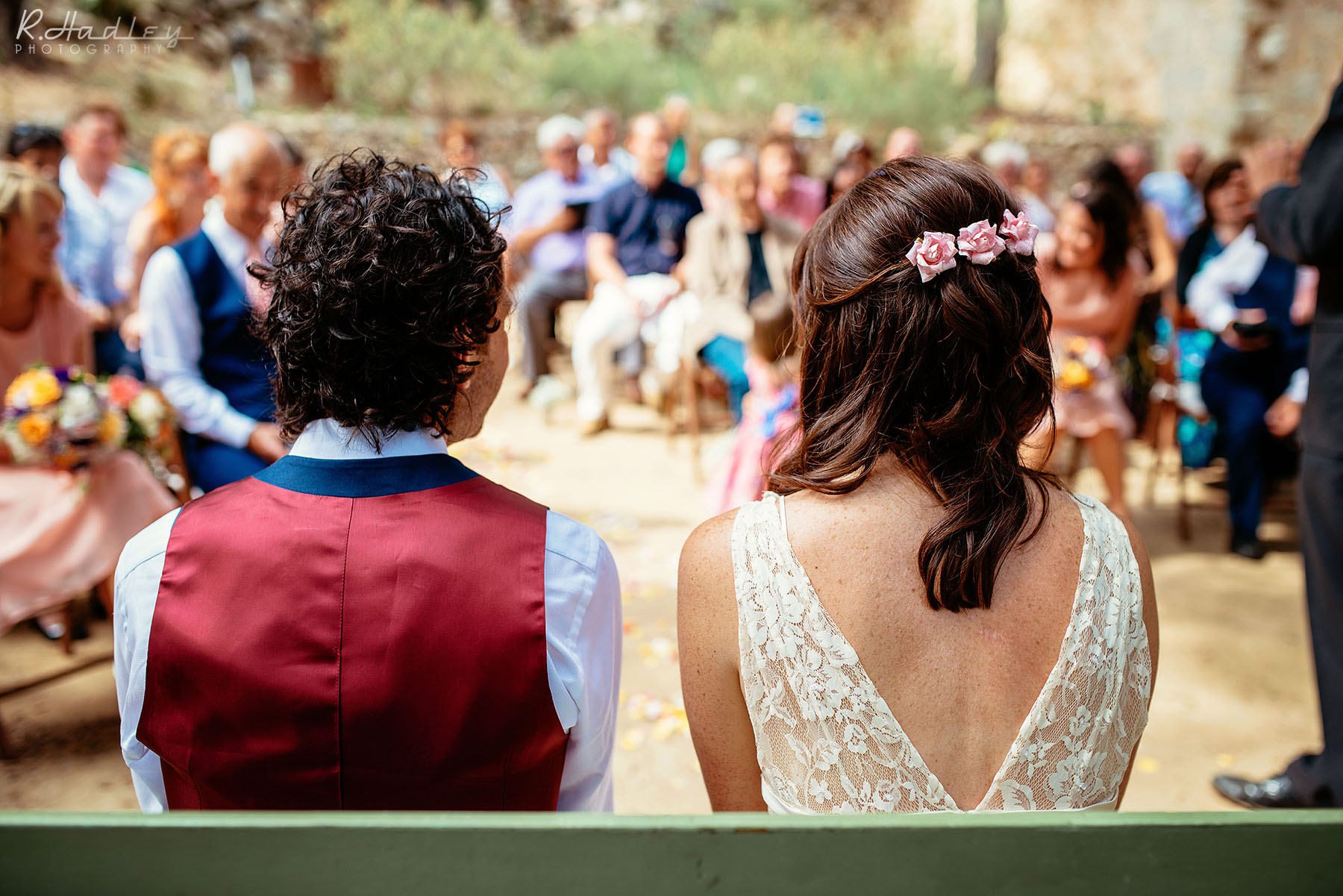 Wedding photographer at Sant Pere de Clara, Barcelona