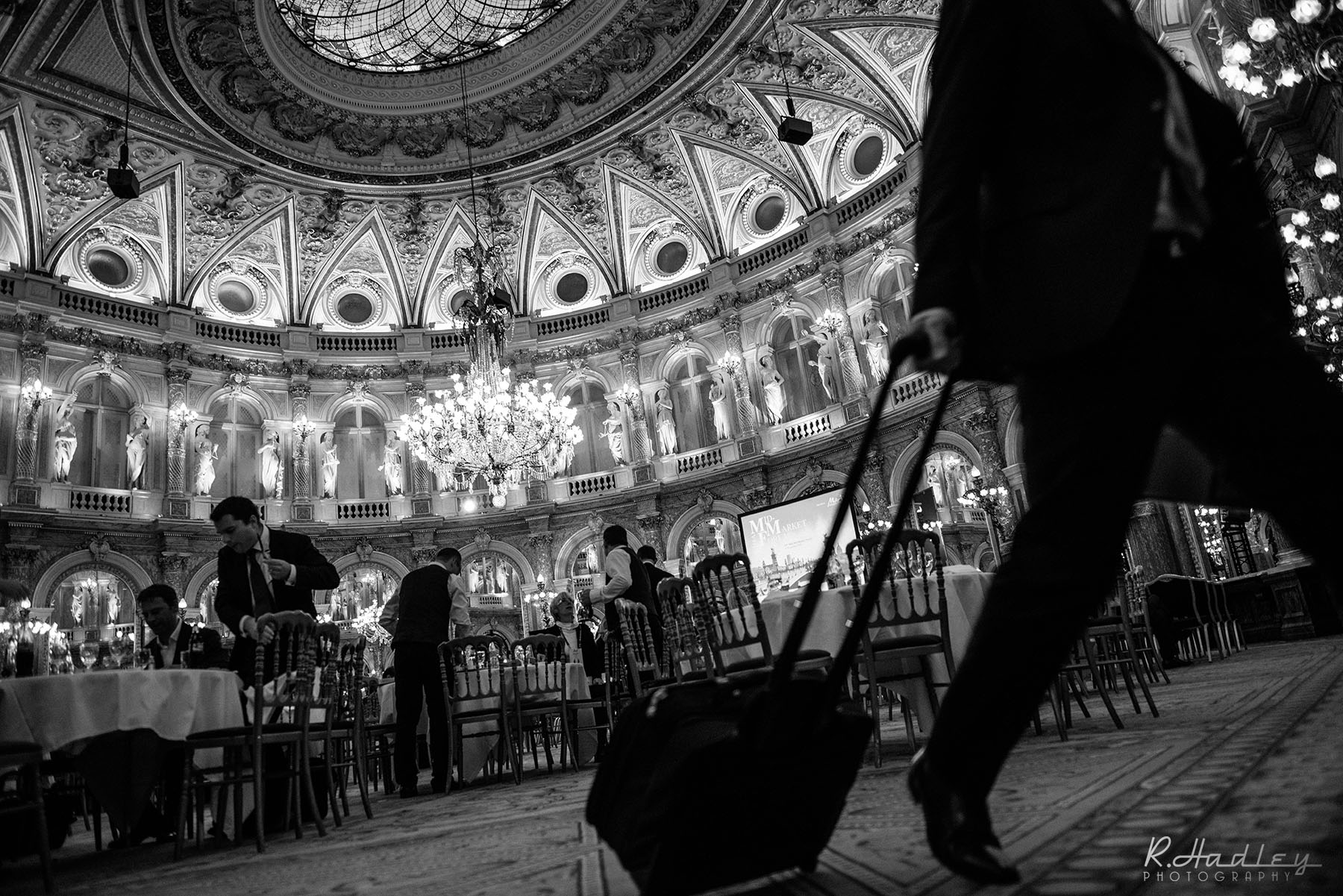 Corporate event photographer at Le Grand Hotel in Paris