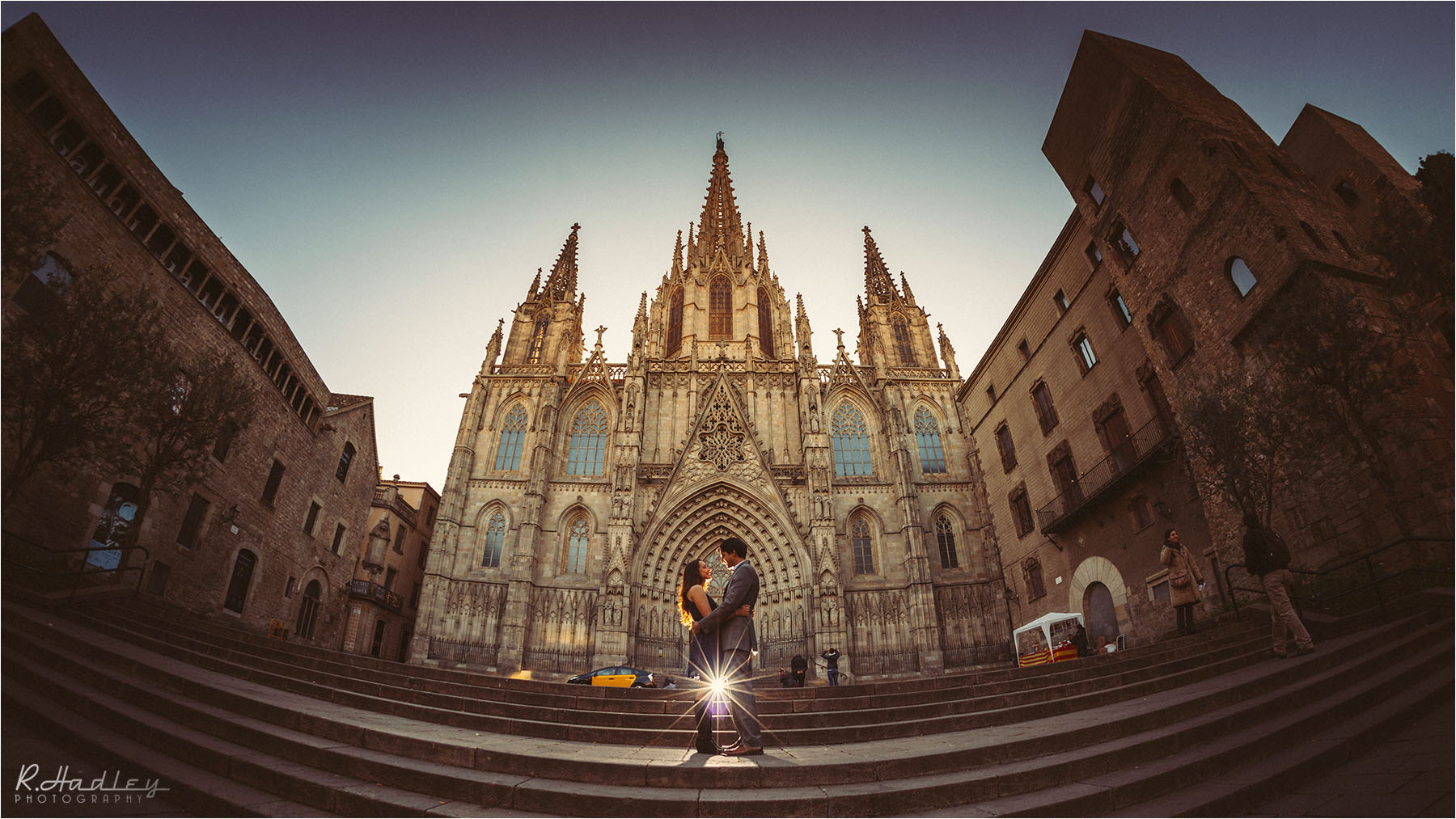 Engagement photo shoot in Barcelona