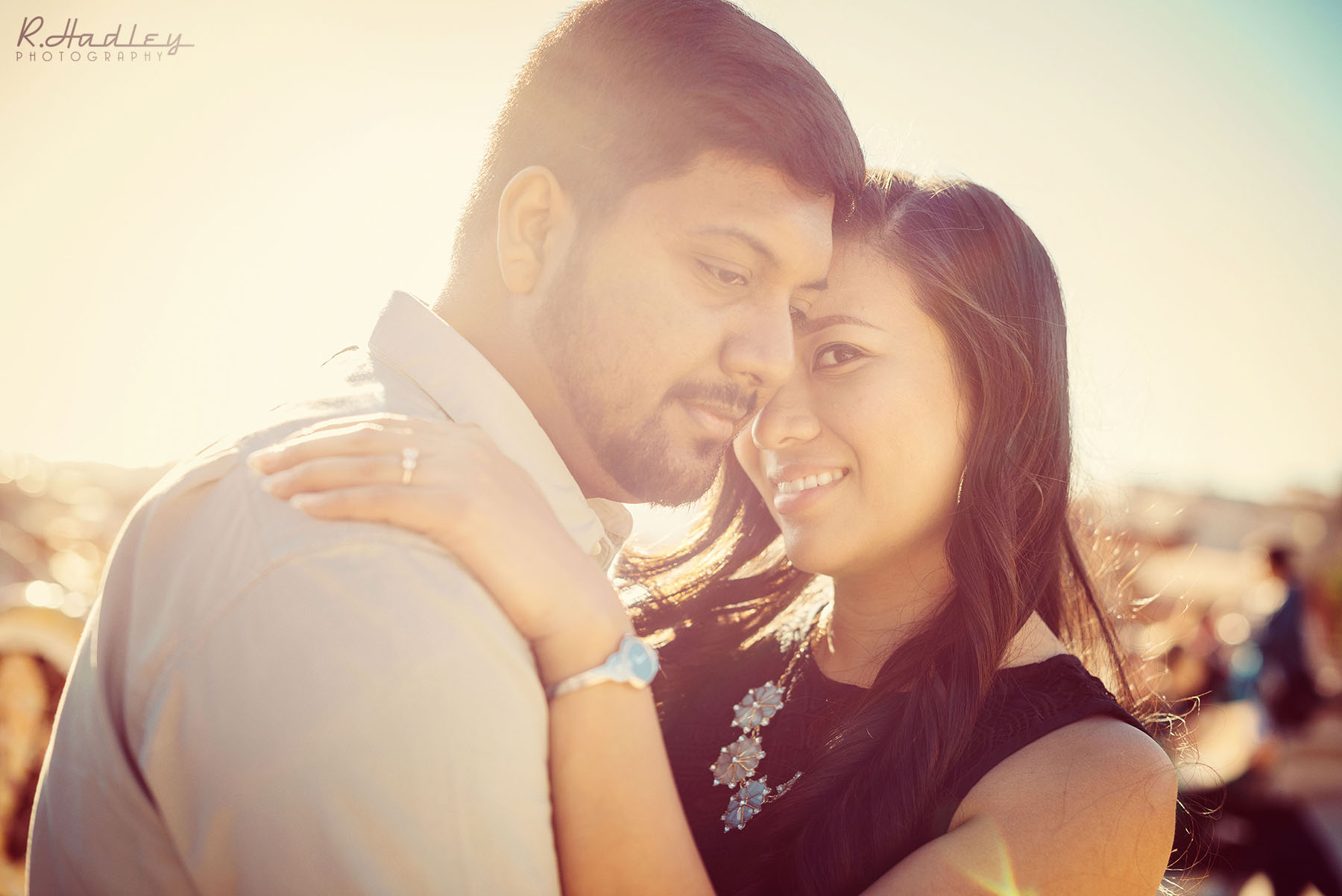 Engagement photo shoot in Park Guell, Barcelona